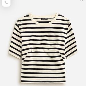 NWT Mariner cloth fitted-waist T-shirt in stripe.